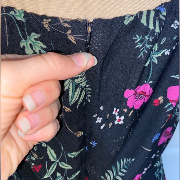 VICI Women’s Black Wildflower Dress – Size Medium | Cottagecore, Date Night - Picture 6 of 8